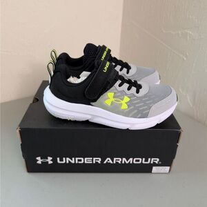 Under Armour BPS Assert 10 AC Kid's Shoes Size 2Y WIDE NEW with Box!